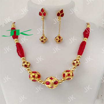 Red color Copper based gold polished Assamese monimala