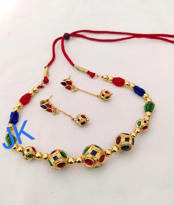 Multi color1 Copper based gold polished Assamese monimala